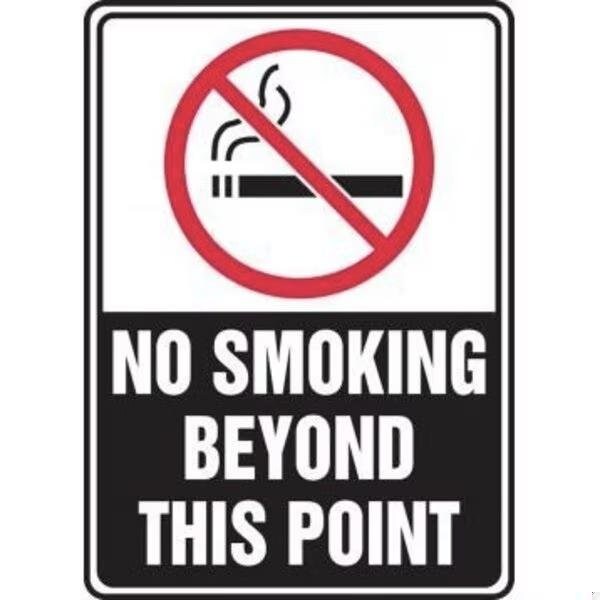 Accuform Safety Sign GRAPHIC NO SMOKING MSMK516VA MSMK516VA - main